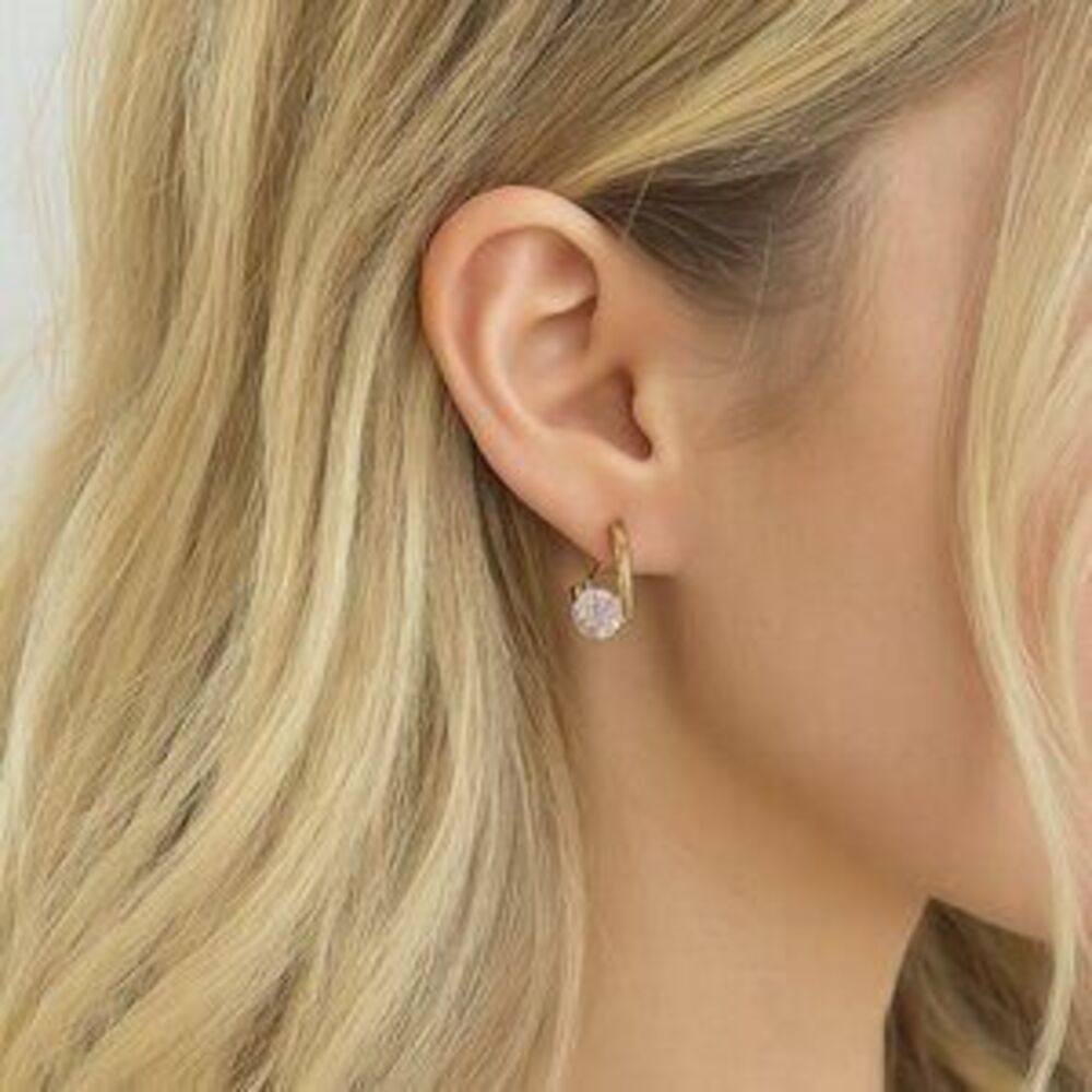 "Alana" 18k Geometric Earrings